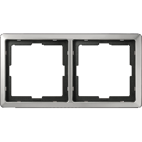 MERTEN Artec РАМКА 2 поста, СТАЛЬ, SD