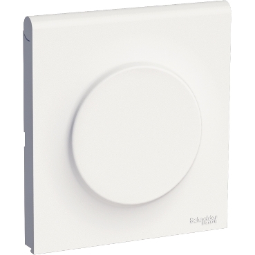 Plaque Simple Odace Styl Schneider Electric - Blanche - Neuf