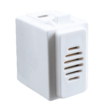 Zumbador 12v ac 50hz 8va 70db (a 1m) 1 módulo blanco