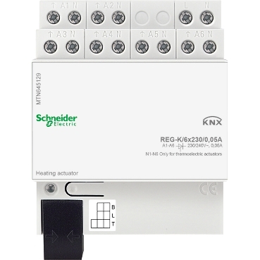 Climatización Schneider Electric Control accionamientos electrotérmicos