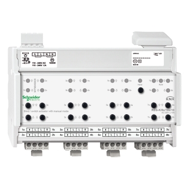 Actuadores mixtos Schneider Electric Configurables como binarios o persianas