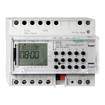 MTN677029 - KNX - horloge programmable - DCF-77 - Professionnels