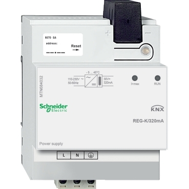 MTN684032 - KNX power supply REG-K/320 mA, light grey | Schneider