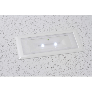 Lampada LED Emergenza EXIWAY EASYLED 11W - Incasso O Parete, Autonomia 2 Ore, IP42 - Foto 4