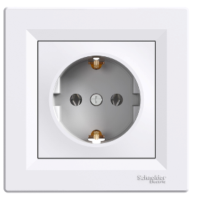Eph2900121 Asfora Single Socket Outlet With Side Earth 16a