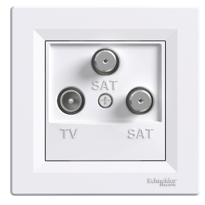 Eph3600121 Asfora Tv Sat Sat Ending Socket 1db White