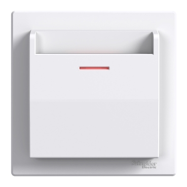 EPH6300121 Schneider Electric Asfora - electronic hotel card switch - lift terminals - white