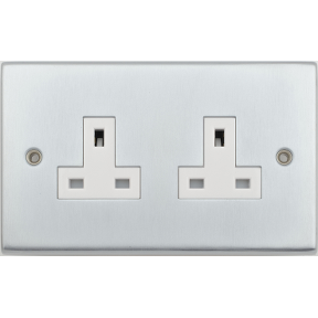 Gep3560wmc Exclusive Decorative Socket Outlet 13 A 2 Gangs