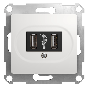 Gsl000132 Glossa Usb Rozetka 5 V Postoyannyj Tok Belyj Schneider Electric Rossiya