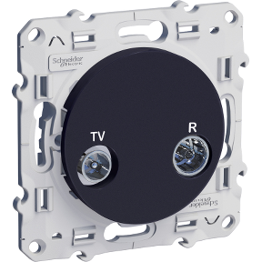 S540451 Odace Tv R Socket Individual Socket Anthracite