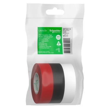 IMT38215 - Insulation tape, Thorsman, 19mm X 20m, red-black-white 