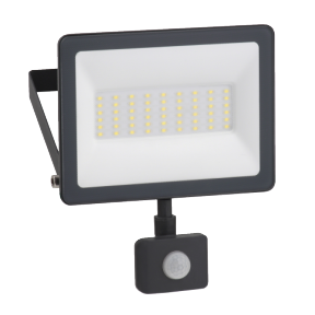 MUREVA LIGHT - Projecteur LED 30W avec détecteur - Aluminium - 3000lm - 4000K - Indice d'étanchéité IP44 - 230V