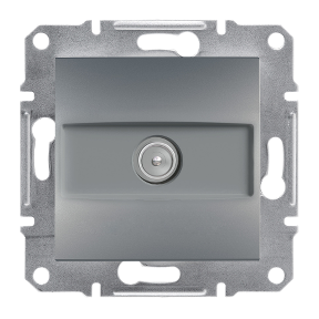 Eph3200262 Asfora Tv Socket Intermediate 4db Steel