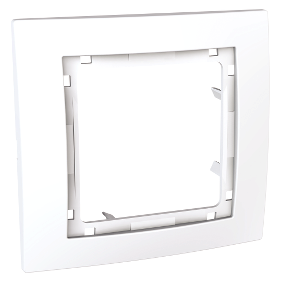 Mgu4 002 18 Unica Colors Cover Frame 1 Gang White White