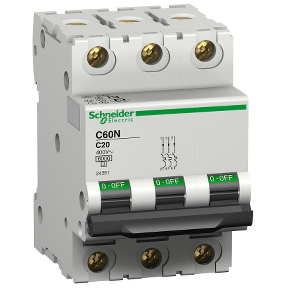 24215 C60 Circuit Breaker C60n 3p 16a C Curve Schneider Electric India