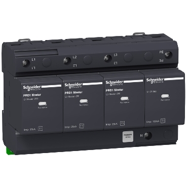 Protector sobretensiones trifásico 63A Schneider Electric A9L20763