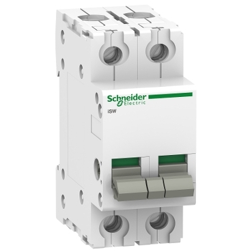 Interrupteur sectionneur 2x63 A - Acti9 type iSW263 - Schneider A9S65263