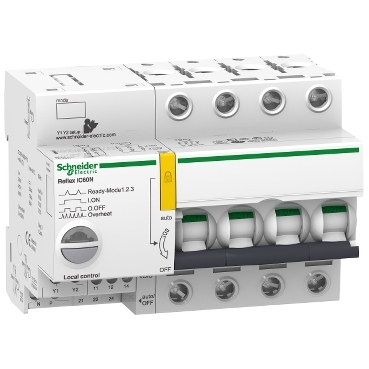 Disjoncteur Schneider IC60H 25A – 10 KA, Courbe C, Référence A9F89425