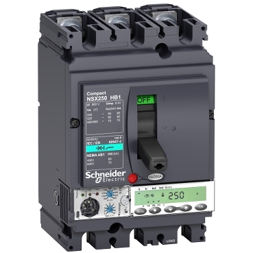 LV433548 - circuit breaker ComPact NSX250HB1, 75 kA at 690 VAC 