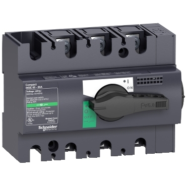 28998 - switch-disconnector Interpact INSE80 - 3 poles - 80 A 