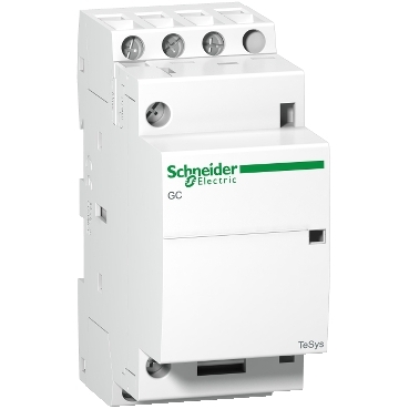 TeSys GC, GY, GF Modüler ve Mini Kontaktörler Schneider Electric 16 ile 100 A arasında modüler kontaktörler