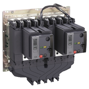 TransferPacT basado en ComPacT NSX Schneider Electric Conmutadores de redes hasta 630 A (automáticos, con mando remoto o manuales)
