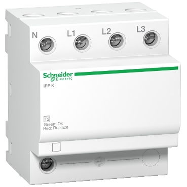 Acti9 iPF & iPRD Schneider Electric Överspänningsskydd för direkta och indirekta blixtpulser.