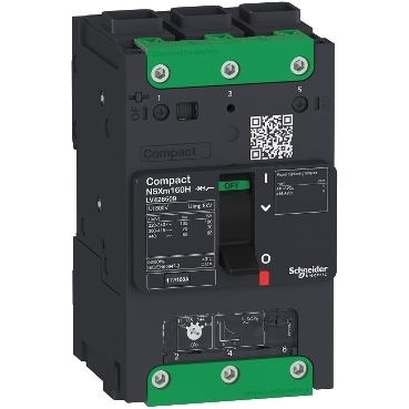 Up to 160 A molded case circuit breakers