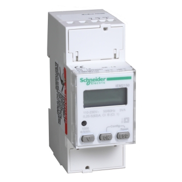 Compteur d'énergie électrique monophasé 100A modbus