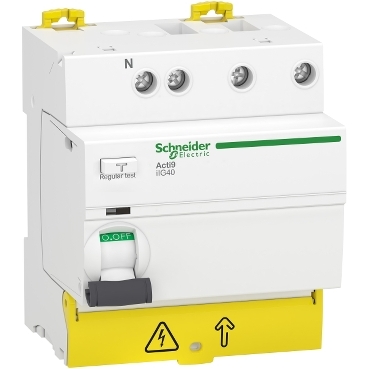 Acti9 iIG40 Schneider Electric Interrupteurs différentiels système phase/neutre 18mm.