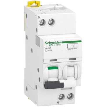 Acti9 iCV40 Schneider Electric Residual Current Circuit Breakers with Overcurrent protection (RCBO) up to 40 A