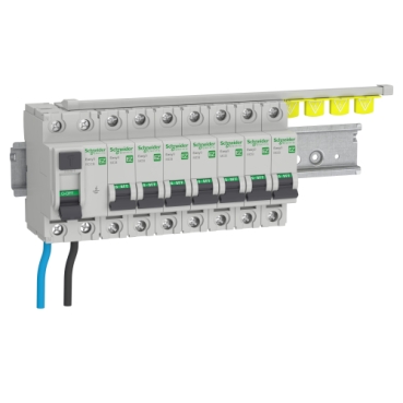 Easy9 XP devices Schneider Electric Dispositifs de protection: MCB, RCCB, RCBO, SPD, MSU, Bell, CT, TL