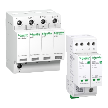 Acti9 iPRD Schneider Electric Parafoudres modulaires à cartouche débrochable.