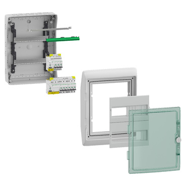 13436 - Kaedra - for modular device - 3 x 18 modules - 4 terminal blocks |  Schneider Electric