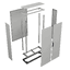 PanelSeT SFN Double door with Plinth - Exploded View