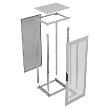 PanelSeT SFN Enclosure with glazed door - Exploded view