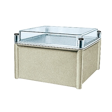 Caja distribución superficie IP65 24 módulos (2x12)puerta transparente PHS  24T