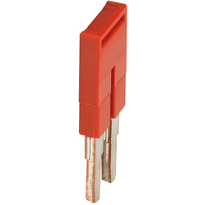 NSYTRAL22 - PLUG-IN BRIDGE, 2POINTS FOR 2,5MM² TERMINAL BLOCKS, RED ...