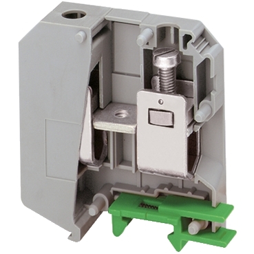 Schneider Electric AB1VV235U Schneider Electric Bornier Traversant - Vis  2,5 Mm2 - Gris