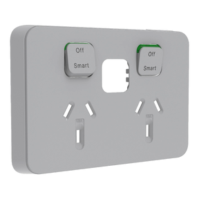 Pdl395csc Wy Cover Frame Pdl Iconic For Switched Socket Horizontal Warm Grey Schneider Electric New Zealand