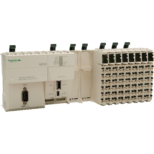 Tm258lf66dt4l Logic Controller Modicon M258 Compact Base 66 4 I O 24 V Dc Schneider Electric Global