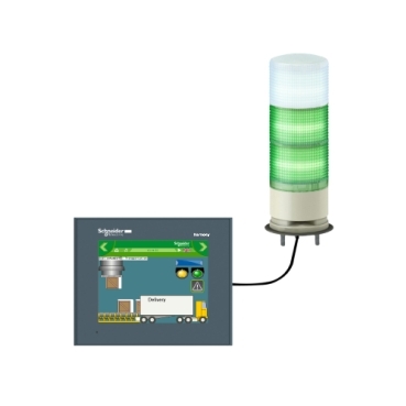 XVGU3SWV - USB configurable monolithic tower light, Harmony XVGU, multi  color programmable lights 60mm, steady/flashing LED buzzer