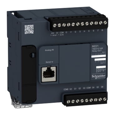 TM221C16R képleírás Schneider Electric