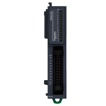 discrete input module, Modicon TM3, 16 inputs, HE10, 24V DC