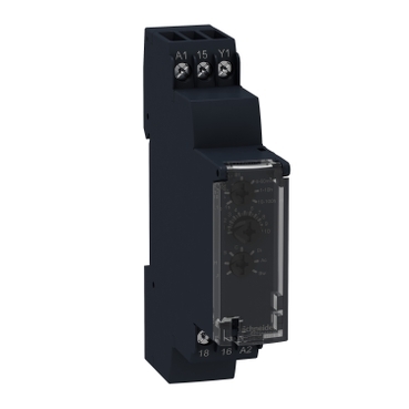 time delay relay 10 functions - 1 s..100 h - 24..240 V AC - 1 OC