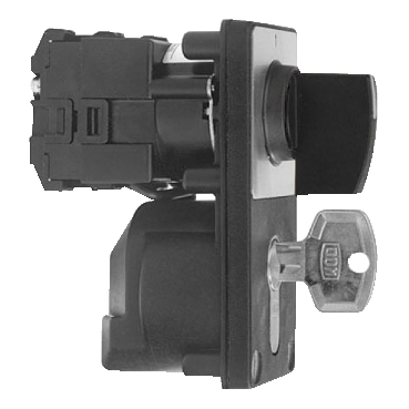 K1H032QZ4 - CONMUTADOR DE POS + 0 POLOS MANGO NEGRO | Schneider Electric Chile