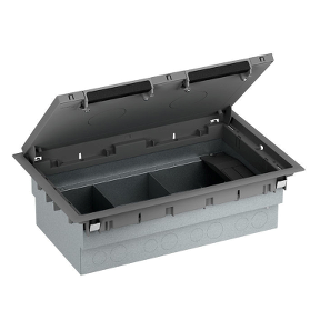 Ins53100 Mita Empty Floor Box 3 Compartments Plastic 100 Mm Schneider Electric Saudi Arabia