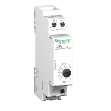 STD-SCU Schneider Electric Dimmerserie för normmontage är avsedd att användas för att styra ljusintensiteten av glödljus och lysrör. De monteras tillsammans med skyddsapparaterna i elcentralen.
