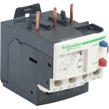 Relais Thermique De Surcharge TeSys LRD12 5,5-8A - Compatible Contacteur Schneider LC1D09 | Pour Moteurs électriques Triphasés