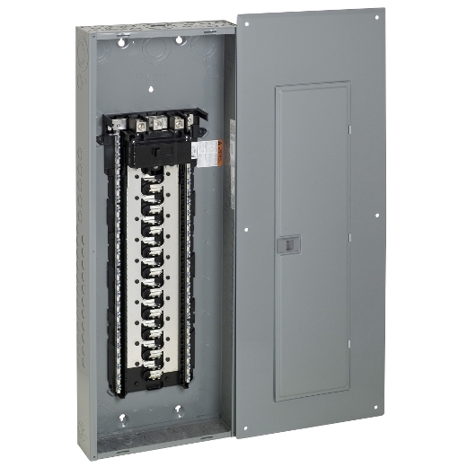 Hom40m200c Load Center Homeline 1 Phase 40 Spaces 40 Circuits 200a Convertible Main Breaker Nema1 Combo Cover Schneider Electric Usa
